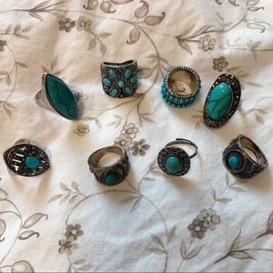 Anthropologie Ring Set
